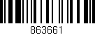 Código de barras (EAN, GTIN, SKU, ISBN): '863661'