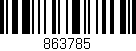 Código de barras (EAN, GTIN, SKU, ISBN): '863785'