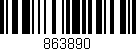 Código de barras (EAN, GTIN, SKU, ISBN): '863890'