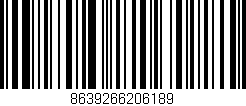 Código de barras (EAN, GTIN, SKU, ISBN): '8639266206189'