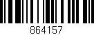 Código de barras (EAN, GTIN, SKU, ISBN): '864157'