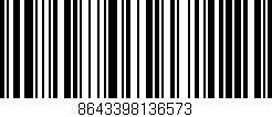 Código de barras (EAN, GTIN, SKU, ISBN): '8643398136573'