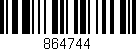 Código de barras (EAN, GTIN, SKU, ISBN): '864744'