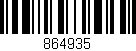 Código de barras (EAN, GTIN, SKU, ISBN): '864935'