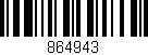Código de barras (EAN, GTIN, SKU, ISBN): '864943'
