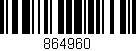 Código de barras (EAN, GTIN, SKU, ISBN): '864960'