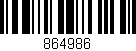 Código de barras (EAN, GTIN, SKU, ISBN): '864986'