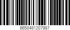 Código de barras (EAN, GTIN, SKU, ISBN): '8650481207997'