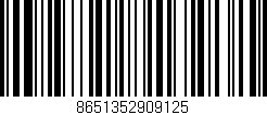 Código de barras (EAN, GTIN, SKU, ISBN): '8651352909125'