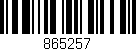 Código de barras (EAN, GTIN, SKU, ISBN): '865257'