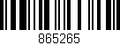 Código de barras (EAN, GTIN, SKU, ISBN): '865265'
