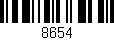 Código de barras (EAN, GTIN, SKU, ISBN): '8654'