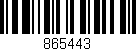 Código de barras (EAN, GTIN, SKU, ISBN): '865443'