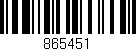 Código de barras (EAN, GTIN, SKU, ISBN): '865451'