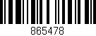 Código de barras (EAN, GTIN, SKU, ISBN): '865478'