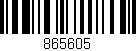 Código de barras (EAN, GTIN, SKU, ISBN): '865605'