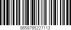 Código de barras (EAN, GTIN, SKU, ISBN): '8659785227113'