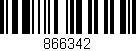 Código de barras (EAN, GTIN, SKU, ISBN): '866342'