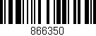 Código de barras (EAN, GTIN, SKU, ISBN): '866350'