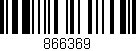 Código de barras (EAN, GTIN, SKU, ISBN): '866369'