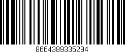 Código de barras (EAN, GTIN, SKU, ISBN): '8664389335294'