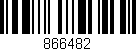Código de barras (EAN, GTIN, SKU, ISBN): '866482'