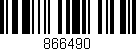 Código de barras (EAN, GTIN, SKU, ISBN): '866490'