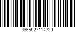 Código de barras (EAN, GTIN, SKU, ISBN): '8665927114739'