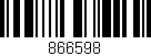 Código de barras (EAN, GTIN, SKU, ISBN): '866598'