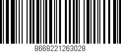 Código de barras (EAN, GTIN, SKU, ISBN): '8668221263028'
