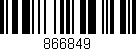 Código de barras (EAN, GTIN, SKU, ISBN): '866849'
