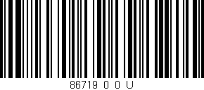 Código de barras (EAN, GTIN, SKU, ISBN): '86719_0_0_U'