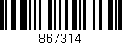 Código de barras (EAN, GTIN, SKU, ISBN): '867314'