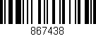 Código de barras (EAN, GTIN, SKU, ISBN): '867438'