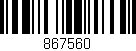 Código de barras (EAN, GTIN, SKU, ISBN): '867560'