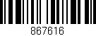 Código de barras (EAN, GTIN, SKU, ISBN): '867616'