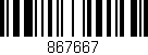 Código de barras (EAN, GTIN, SKU, ISBN): '867667'
