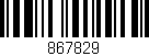 Código de barras (EAN, GTIN, SKU, ISBN): '867829'