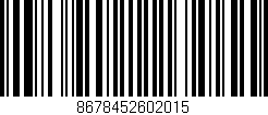 Código de barras (EAN, GTIN, SKU, ISBN): '8678452602015'