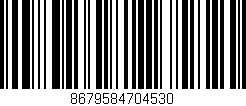Código de barras (EAN, GTIN, SKU, ISBN): '8679584704530'