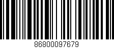 Código de barras (EAN, GTIN, SKU, ISBN): '86800097679'
