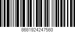 Código de barras (EAN, GTIN, SKU, ISBN): '8681924247560'