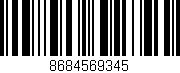 Código de barras (EAN, GTIN, SKU, ISBN): '8684569345'
