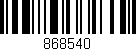 Código de barras (EAN, GTIN, SKU, ISBN): '868540'