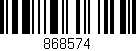 Código de barras (EAN, GTIN, SKU, ISBN): '868574'