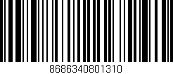 Código de barras (EAN, GTIN, SKU, ISBN): '8686340801310'