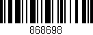 Código de barras (EAN, GTIN, SKU, ISBN): '868698'