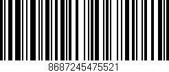 Código de barras (EAN, GTIN, SKU, ISBN): '8687245475521'