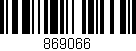 Código de barras (EAN, GTIN, SKU, ISBN): '869066'