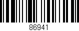 Código de barras (EAN, GTIN, SKU, ISBN): '86941'